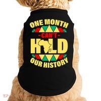 One Month Can't Hold Our History Africa Pride Doggie Tank thumb 0