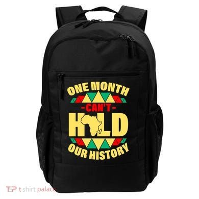 One Month Can't Hold Our History Africa Pride Backpack