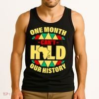 One Month Can't Hold Our History Africa Pride Tank Top thumb 3