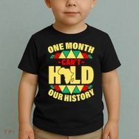 One Month Can't Hold Our History Africa Pride Toddler T-Shirt thumb 2