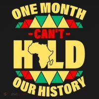 One Month Can't Hold Our History Africa Pride Toddler T-Shirt thumb 4
