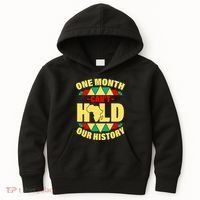 One Month Can't Hold Our History Africa Pride Kids Hoodie thumb 0