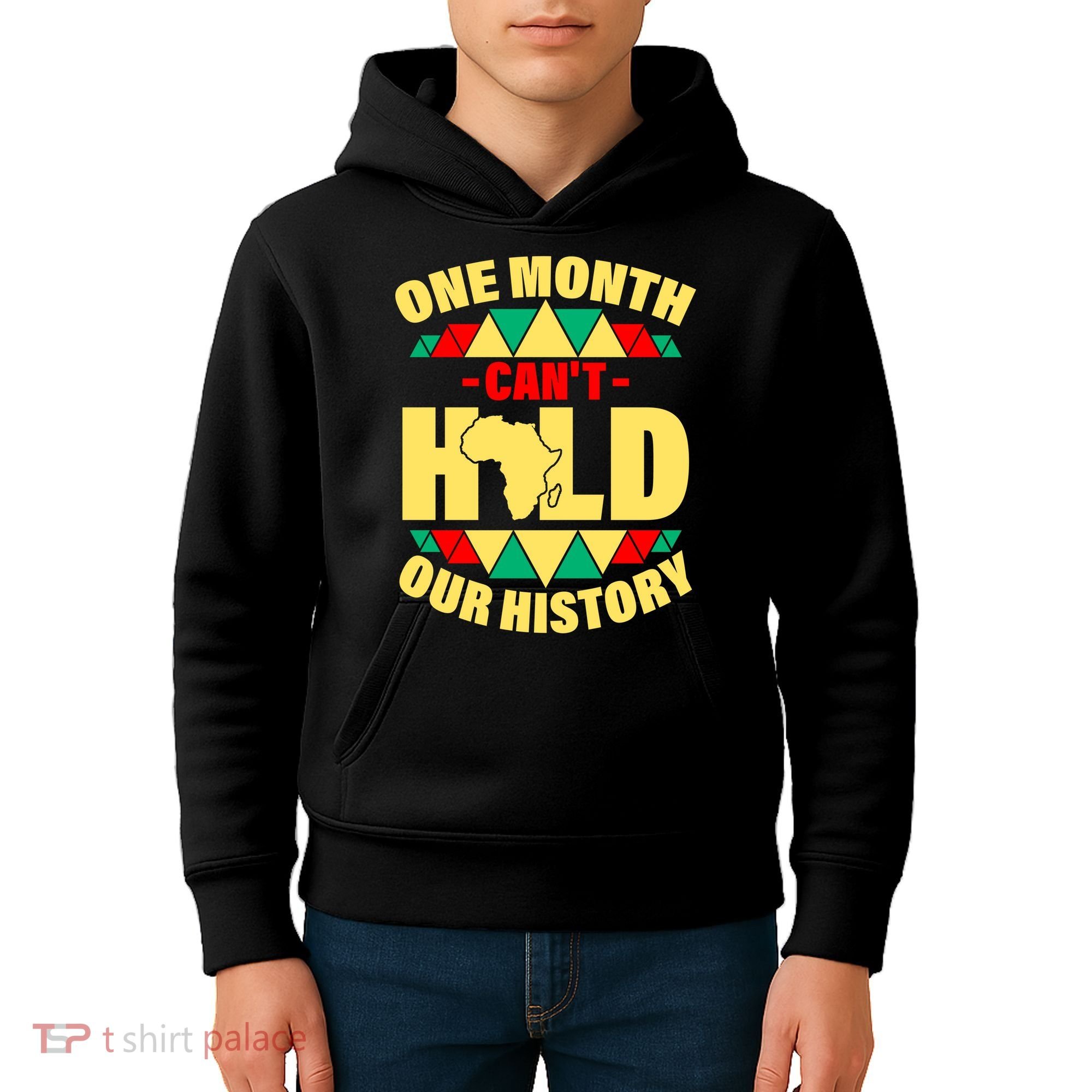 One Month Can't Hold Our History Africa Pride Kids Hoodie