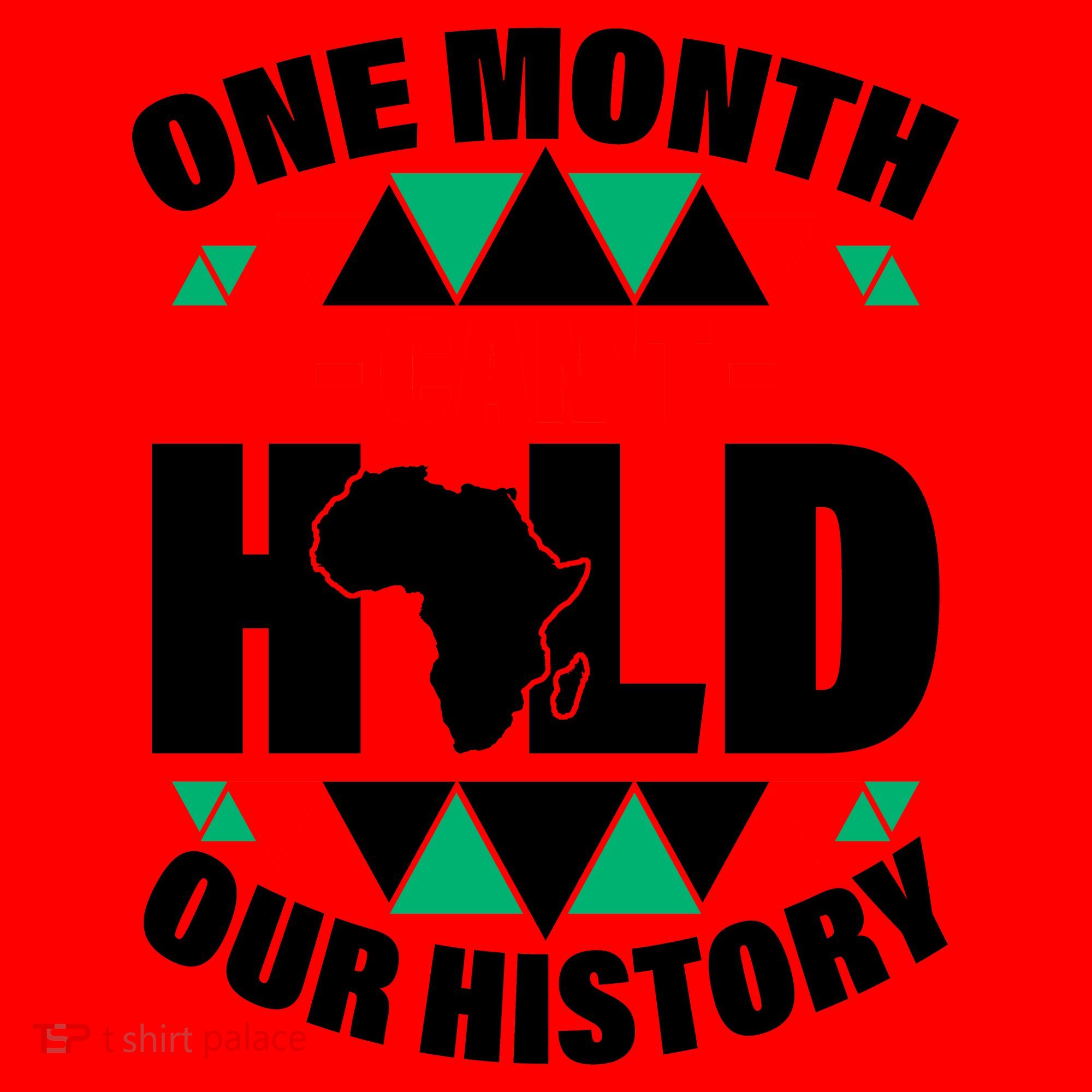 One Month Can't Hold Our History Africa Pride Santa Hat