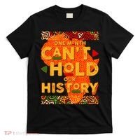 One Month Can't Hold Our History African Colors T-Shirt thumb 0