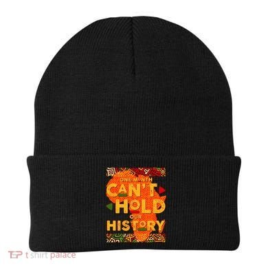 One Month Can't Hold Our History African Colors Beanie