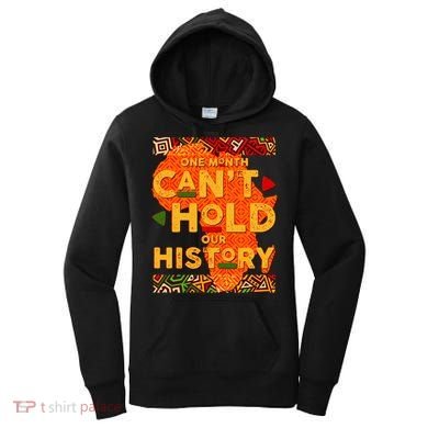 One Month Can't Hold Our History African Colors Women's Hoodie