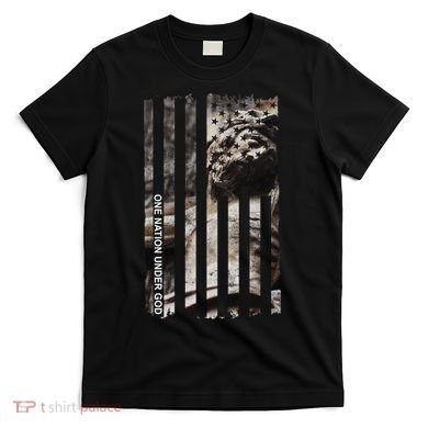 One Nation Under God American Jesus Flag T-Shirt