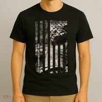 One Nation Under God American Jesus Flag T-Shirt thumb 3