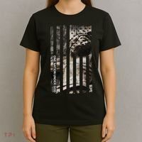 One Nation Under God American Jesus Flag T-Shirt thumb 4