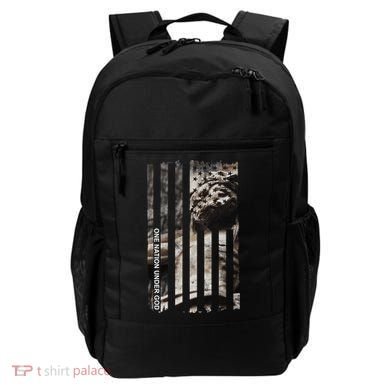 One Nation Under God American Jesus Flag Backpack
