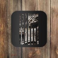 One Nation Under God American Jesus Flag Coaster thumb 0