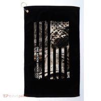 One Nation Under God American Jesus Flag Golf Towel thumb 0