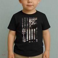 One Nation Under God American Jesus Flag Toddler T-Shirt thumb 2