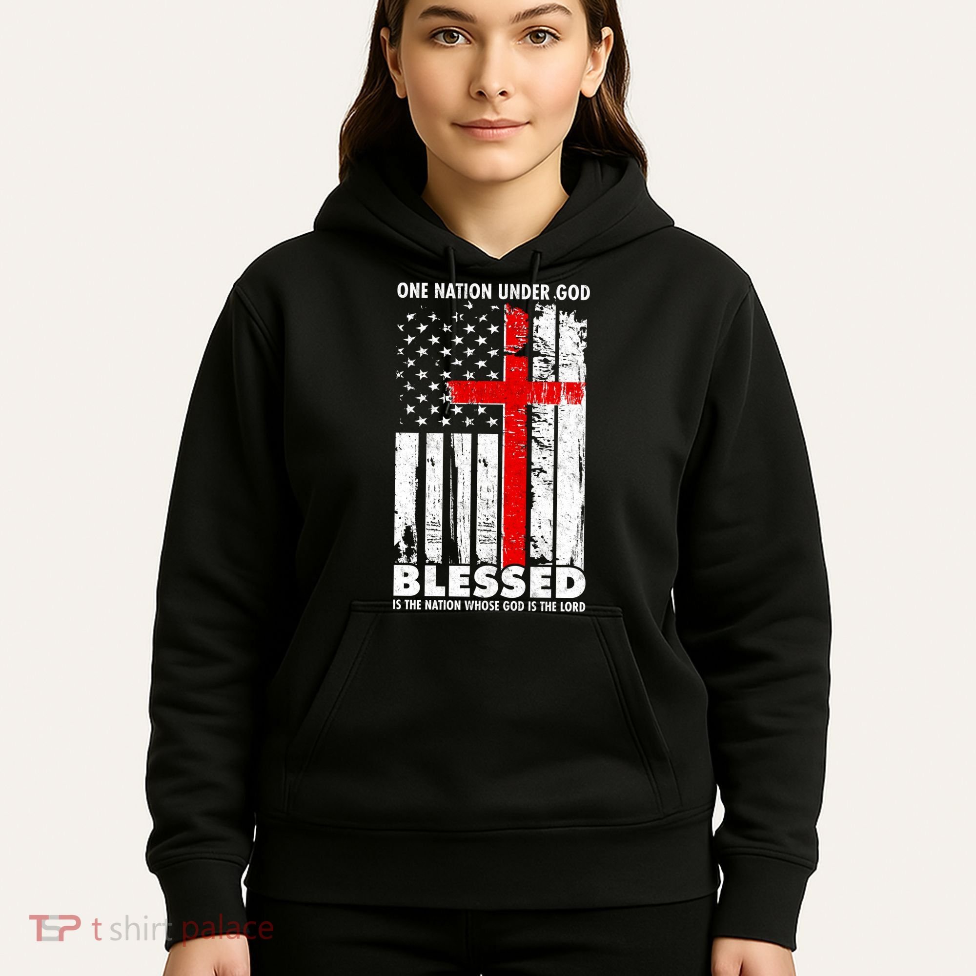 One Nation Under God Blessed Hoodie