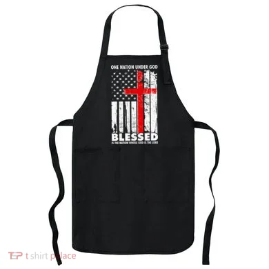 One Nation Under God Blessed Apron