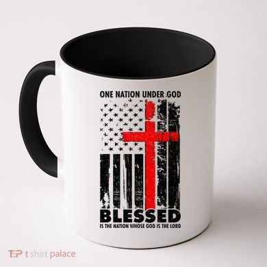 One Nation Under God Blessed Coffee Mug