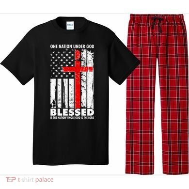 One Nation Under God Blessed Pajama Set