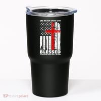 One Nation Under God Blessed Tumbler thumb 0
