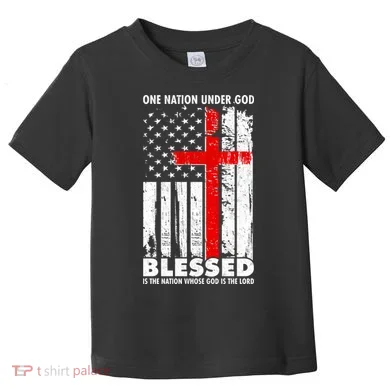 One Nation Under God Blessed Toddler T-Shirt