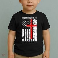 One Nation Under God Blessed Toddler T-Shirt thumb 2
