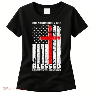 One Nation Under God Blessed Women's T-Shirt