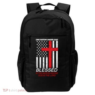 One Nation Under God Blessed Is The Nation Whose God Is The Lord Backpack