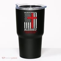 One Nation Under God Blessed Is The Nation Whose God Is The Lord Tumbler thumb 0