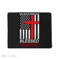 One Nation Under God Blessed Is The Nation Whose God Is The Lord Mousepad thumb 0