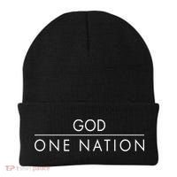 One Nation Under God Christianity Faith Beanie thumb 0