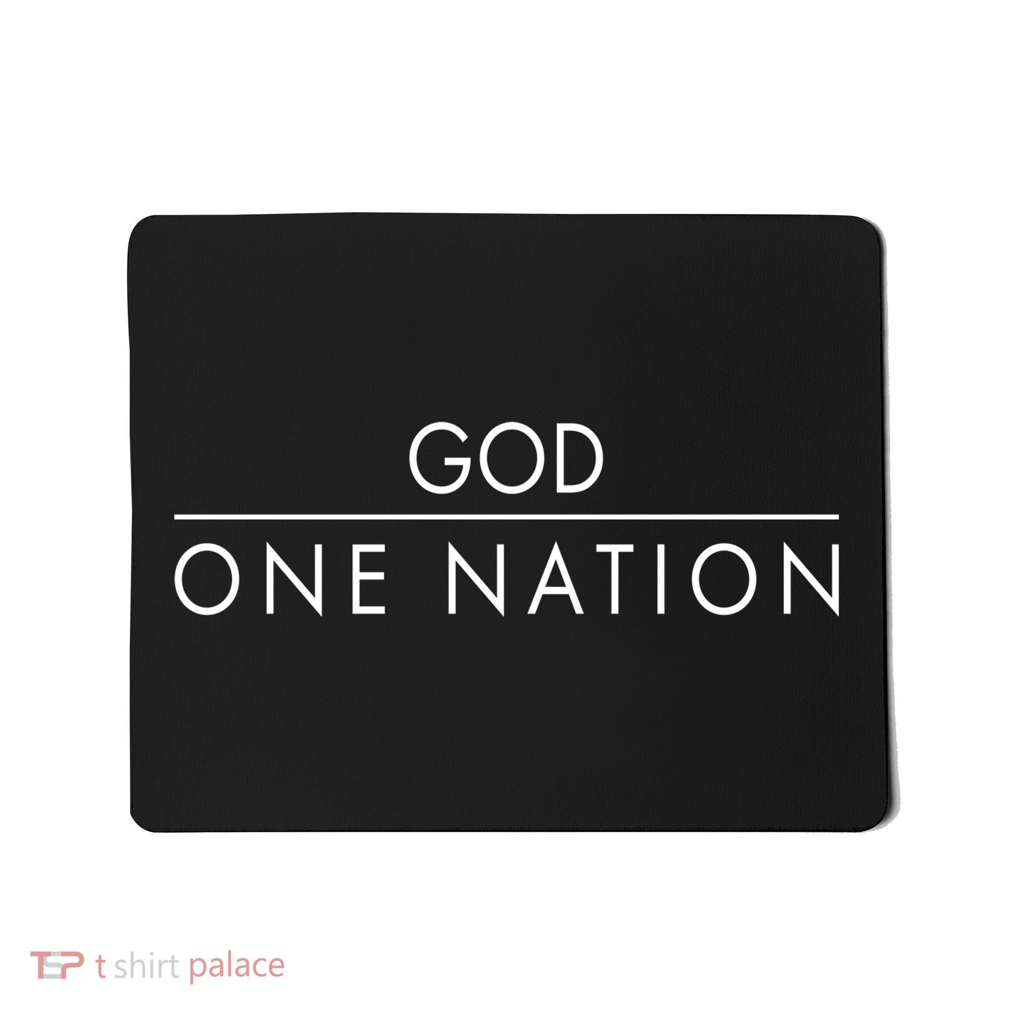 One Nation Under God Christianity Faith Mousepad