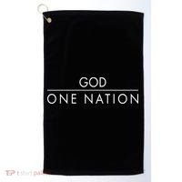 One Nation Under God Christianity Faith Golf Towel thumb 0