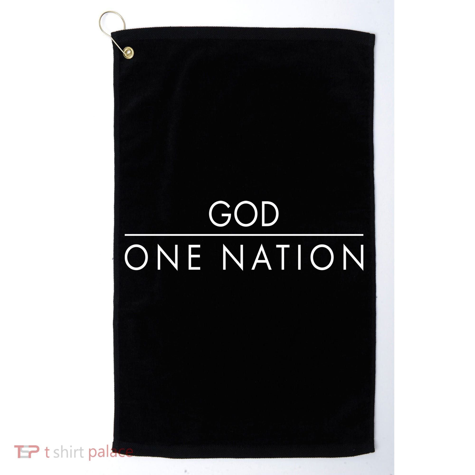 One Nation Under God Christianity Faith Golf Towel