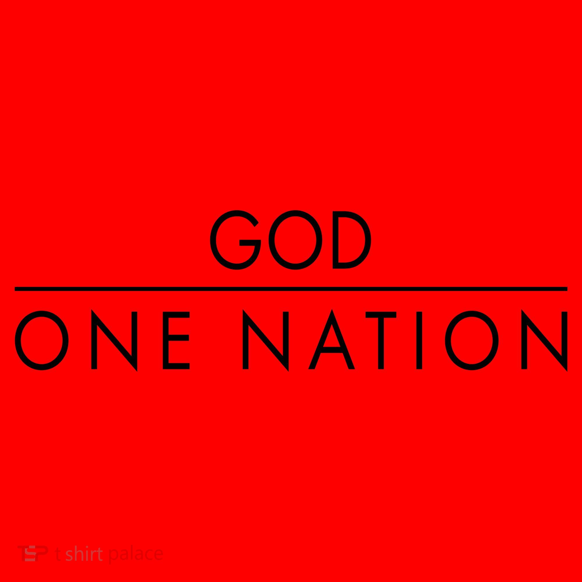 One Nation Under God Christianity Faith Santa Hat