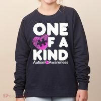One of a Kind - Autism Awareness Women's Sweatshirt thumb 0