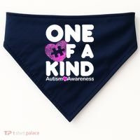 One of a Kind - Autism Awareness USA-Made Doggie Bandana thumb 0