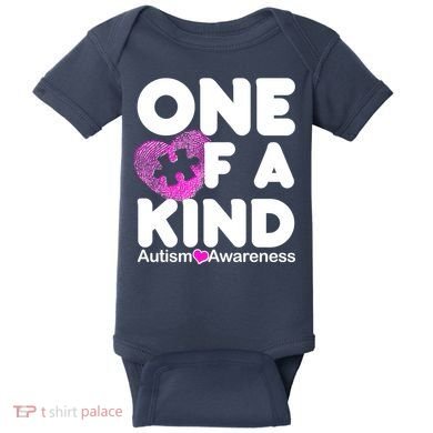 One of a Kind - Autism Awareness Baby Bodysuit