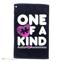 One of a Kind - Autism Awareness Golf Towel thumb 0