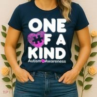 One of a Kind - Autism Awareness Women's T-Shirt thumb 2