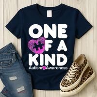 One of a Kind - Autism Awareness Women's T-Shirt thumb 3