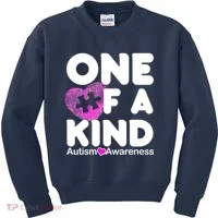 One of a Kind - Autism Awareness Kids Sweatshirt thumb 0