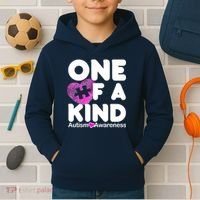 One of a Kind - Autism Awareness Kids Hoodie thumb 2