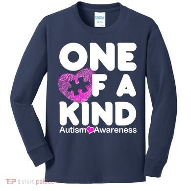 One of a Kind - Autism Awareness Kids Long Sleeve Shirt