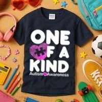One of a Kind - Autism Awareness Kids T-Shirt thumb 3