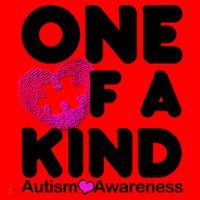 One of a Kind - Autism Awareness Santa Hat thumb 1