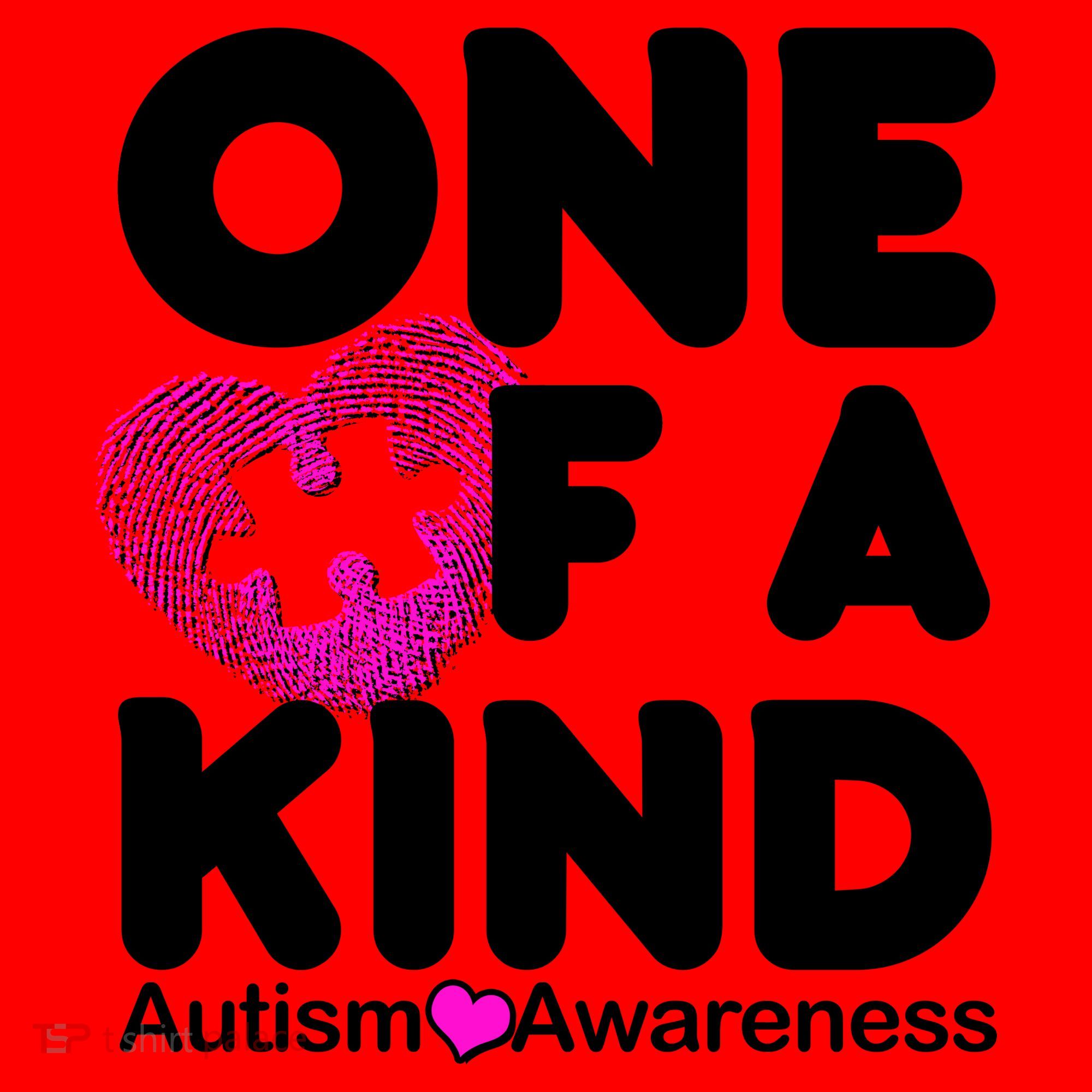 One of a Kind - Autism Awareness Santa Hat