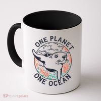 One Planet One Ocean Seal Coffee Mug thumb 0