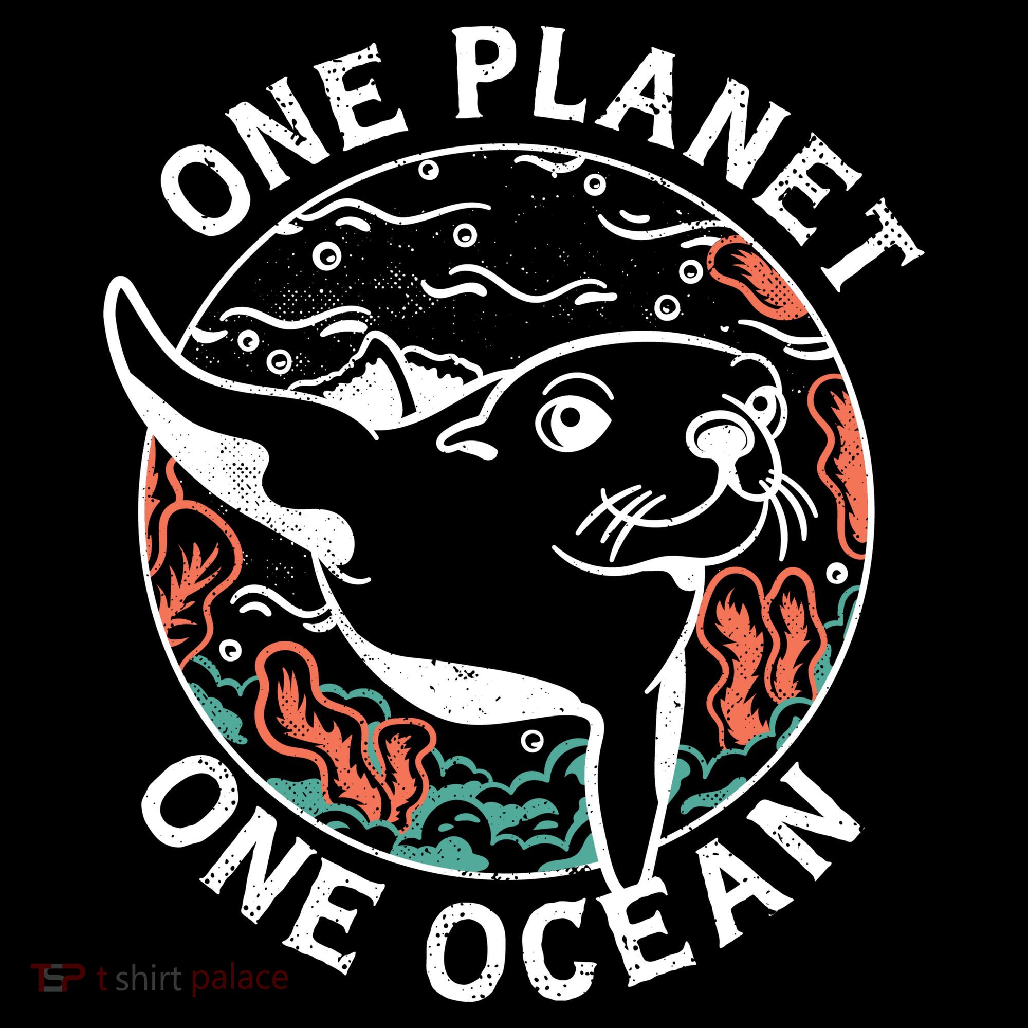 One Planet One Ocean Seal Women's Hoodie
