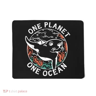 One Planet One Ocean Seal Mousepad