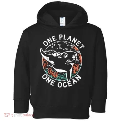 One Planet One Ocean Seal Toddler Hoodie